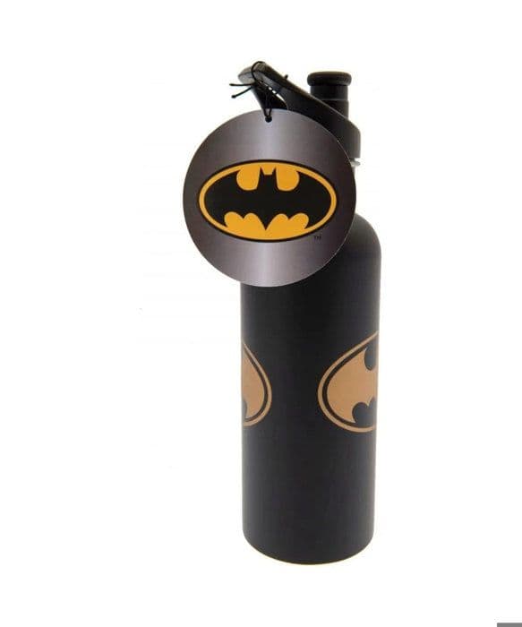 Gourde - BATMAN - Logotyp i svart och gult - Metall - 0.700 L - Unisex