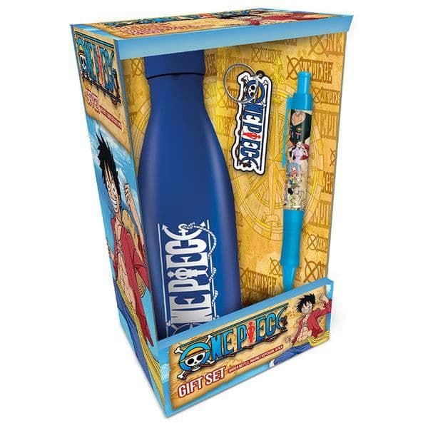 Vattenflaska - One Piece - Waves in chaos - Blått och vitt - 540ml- USED