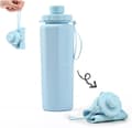 Miniatyrbillede 1 af 7: Lollanda foldbar vandflaske 600ml – BPA-fri, letvægts, flere farver til rådighed, til rejser, fitnesscenter og camping