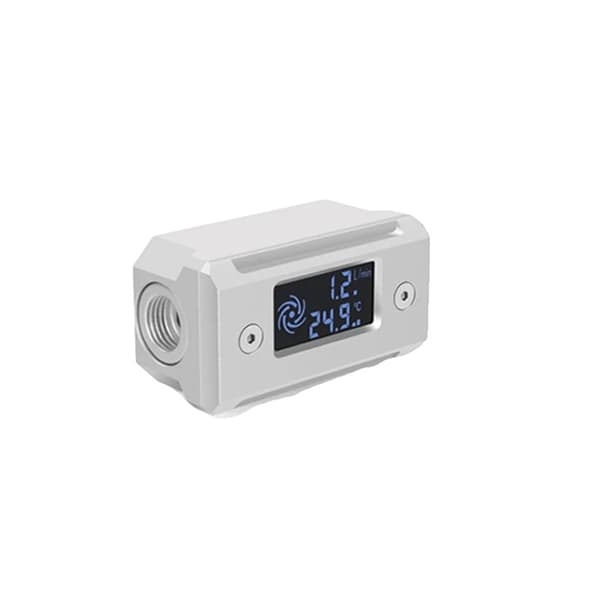 Vandkølingsflowmåler, LED-skærmvisning, Realtidsmonitorering, Sølvfarve Silver color