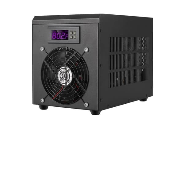 Akvariumvattenkylare, 200W Effekt, 10-40℃ Temperaturområde,220V EU-kontakt, Kylare endast