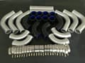 Miniatyrbild 2 av 2: Intercooler Turbo Rörkit, 2 tum / 51mm Storlek, Hållbar Legerad Aluminium,SVART