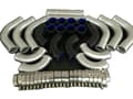 Miniatyrbild 1 av 2: Intercooler Turbo Rörkit, 2 tum / 51mm Storlek, Hållbar Legerad Aluminium,SVART