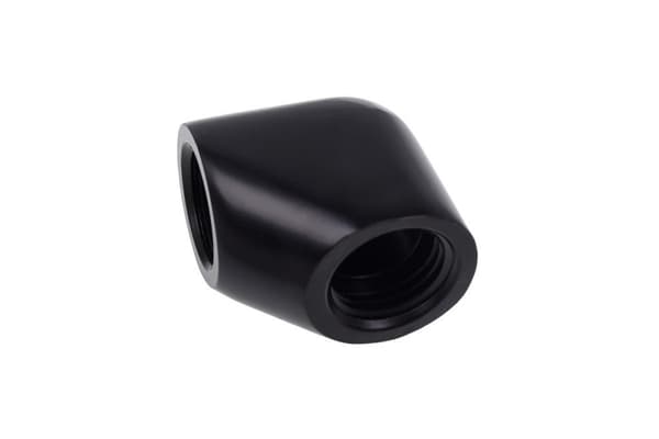 Alphacool Eiszapfen L-connector G1/4 inner thread to G1/4 inner thread - deep black
