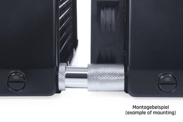 Alphacool Eiszapfen ES D-Plug 20mm G1/4 AG auf G1/4 AG - Chrome