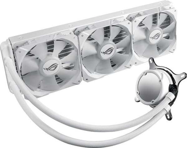 ASUS ROG STRIX LC 360 RGB - White Edition - Processor væskekølesystem - (til: LGA1156, LGA1366, LGA1155, LGA2011, LGA1150, LGA2011-3, LGA1151, AM4, LG