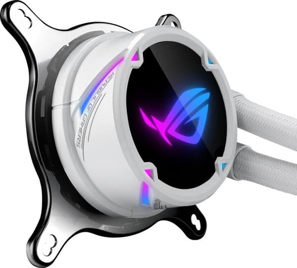 ASUS ROG STRIX LC 360 RGB - White Edition - Processor væskekølesystem - (til: LGA1156, LGA1366, LGA1155, LGA2011, LGA1150, LGA2011-3, LGA1151, AM4, LG