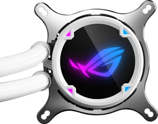 ASUS ROG STRIX LC 360 RGB - White Edition - Processor væskekølesystem - (til: LGA1156, LGA1366, LGA1155, LGA2011, LGA1150, LGA2011-3, LGA1151, AM4, LG