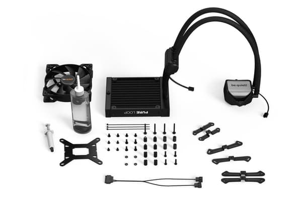 Vær stille! Pure Loop 120 mm - processor væskekølesystem - (til: AM3, LGA1155, AM3+, LGA2011, LGA1150, LGA2011-3, LGA1151, LGA2011 (Square ILM), LGA20