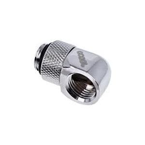 Alphacool Icicle Connector Series L-stik - Liquid Cooling System Fitting - Krom