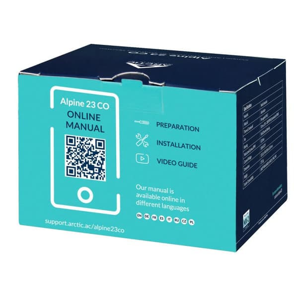 Arctic - CPU køler - Alpine 23 CO - AMD AM4