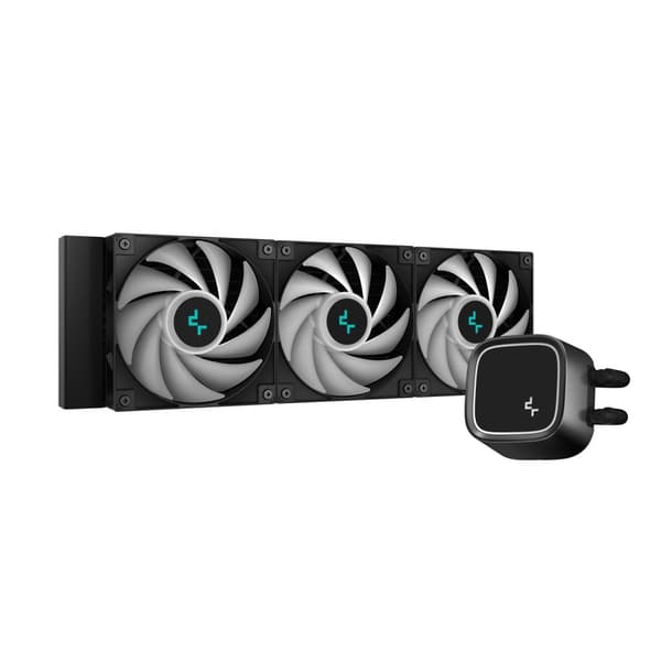 DeepCool LE720 processor allt-i-ett vätskekylare 12 cm Svart 1 stycke(r) (R-LE720-BKAMMN-G-1)