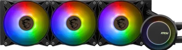 MSI MAG CoreLiquid E360 - Nestejäähdytysjärjestelmän prosessori - jäähdyttimen koko: 360 mm - malleihin: Intel LGA115x, 1200, 1700 - AMD AM4, AM5, sTR
