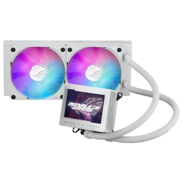 ASUS ROG RYUJIN III 240 ARGB - White Edition - Processorvätskekylningssystem - Kylarstorlek: 240 mm - (för: AM4, LGA1200, LGA1700, AM5, LGA115x Sockel