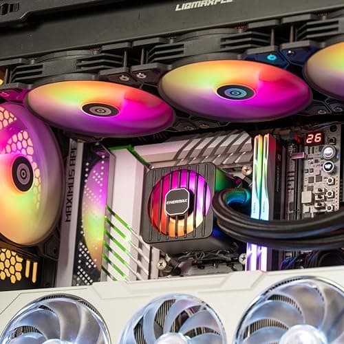 Enermax LIQMAXFLO 360 mm CPU AIO væskekøler - Xtreme Dual Chamber Pump - VRM (ELC-LMF240T-ARGB)
