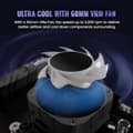 Miniatyrbillede 2 af 6: Enermax LIQMAXFLO 360 mm CPU AIO væskekøler - Xtreme Dual Chamber Pump - VRM (ELC-LMF240T-ARGB)