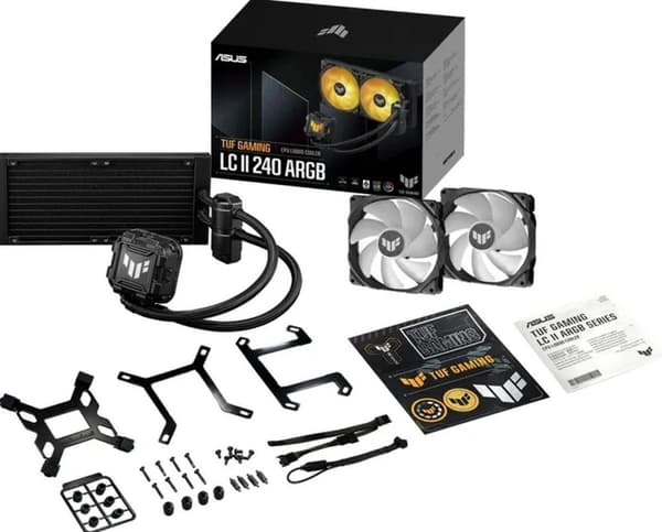 ASUS TUF Gaming LC 240 II ARGB - Processorvätskekylningssystem - Kylarstorlek: 240 mm - (för: A