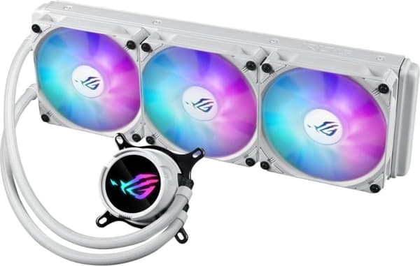 ASUS ROG Strix LC III 360 ARGB White Edition Processorsæt til køling 12 cm Hvid Hvid