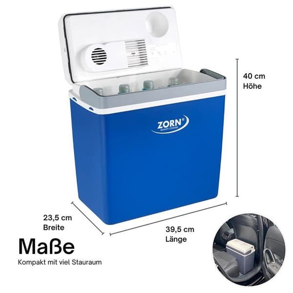 Zorn - 770001 - Z24 12V Kühlbox Termoelektrisk 12 V Blau-Weiß 20 l ()