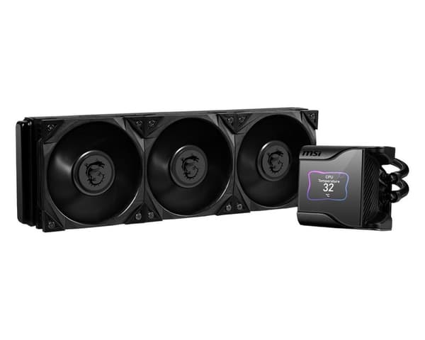 MSI MEG CORE LIQUID S360 - prosessorin nestejäähdytysjärjestelmä - jäähdyttimen koko: 360 mm - (malleihin: LGA1156, AM2, AM2+, AM3, LGA1155, AM3+, LGA