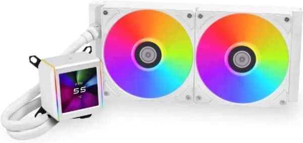 Lian Li GALAHAD II LCD 280 AIO Hvid - Væskekølesystemprocessor - Kølerstørrelse: 280 mm Hvid
