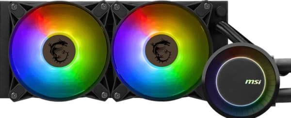 MSI MAG Coreliquid E240 - Nestejäähdytysjärjestelmän prosessori - jäähdyttimen koko: 240 mm - malleihin: Intel LGA115x, 1200, 1700 - AMD AM4, AM5, sTR