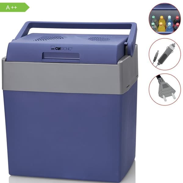 Elektrisk kylbox 28 liter, 12V / 230V Bil och Camping Clatronic KB 3714 600mAh Blå 263880