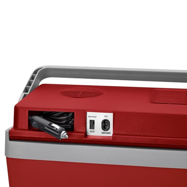 Elektrisk kylbox 25 liter A++ 12V / 230V Bil och Camping Clatronic KB 3713 600mAh Röd 263879