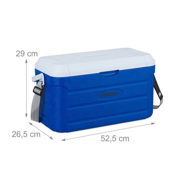 Bärbar kylare - RELAXDAYS - 20 L - Fräsch - Blå