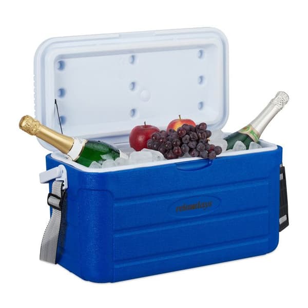 Bärbar kylare - RELAXDAYS - 20 L - Fräsch - Blå
