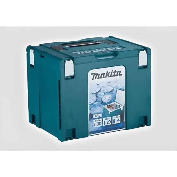 Byggplatskylare - MAKITA - MAKPAC Storlek 4 - 18 Liter - Blå