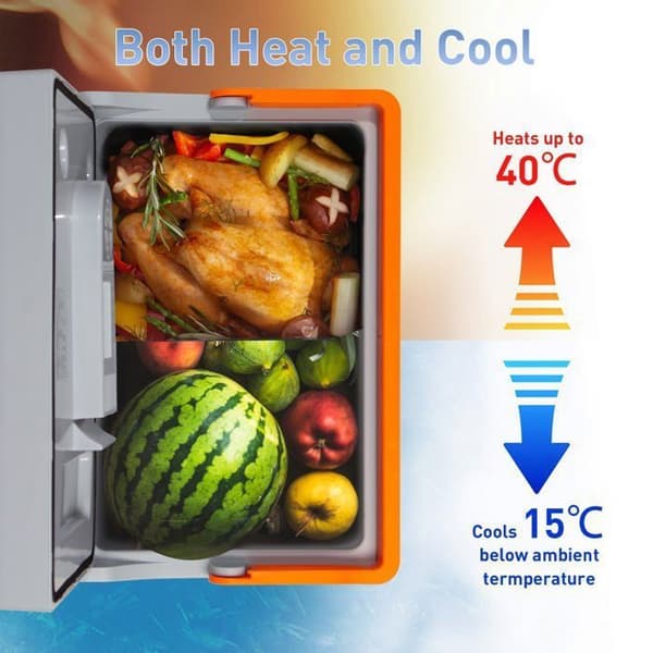 Elektrisk kylbox - Kyl och Håll Varm - Mini-kylskåp 12V och 230V - ECO-läge - 30L