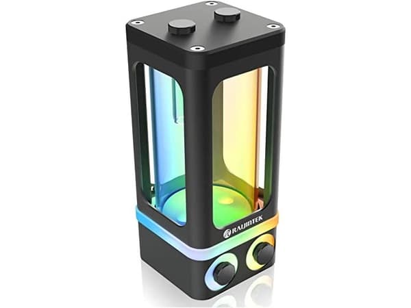 Raijintek ANTILA PURE R100A Reservoar, 172,5 mm, ARGB - svart