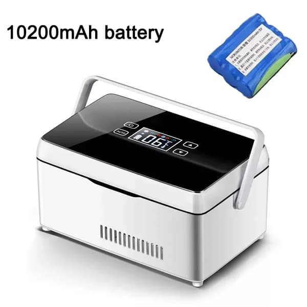 Bærbar Insulin Køler, 10200mAh Batteri, Kold Opbevaring 2-8°C,Enkeltbatteri