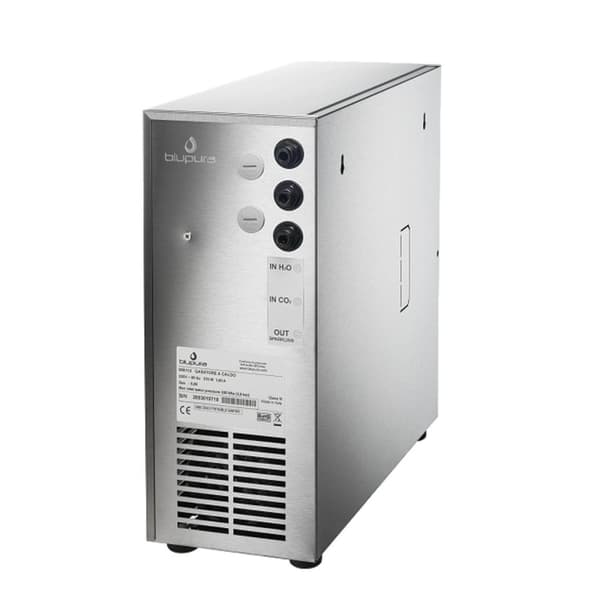Kulsyremaskine, Sodavandsmaskine, Danskvandsmaskine, Vandkøler, Vandmaskine, Vandautomat, Vanddispenser, Drikkevandskølere, Carbonator - Blupura
