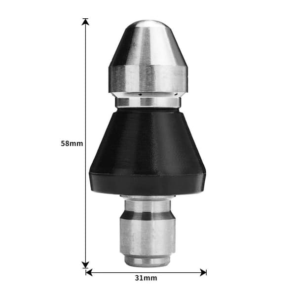 Spolmunstycke med 1/4"-koppling