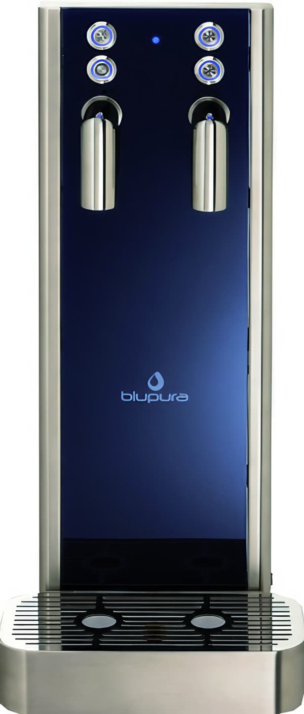 Kolsyremaskin, vattendispenser - BLUGLASS Tower 2W, bord