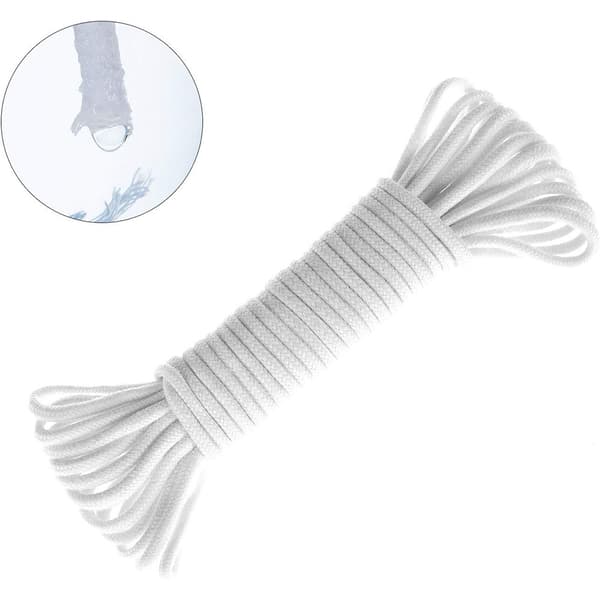 Vanningssnor av polyester og bomull 4 mm, 10 m