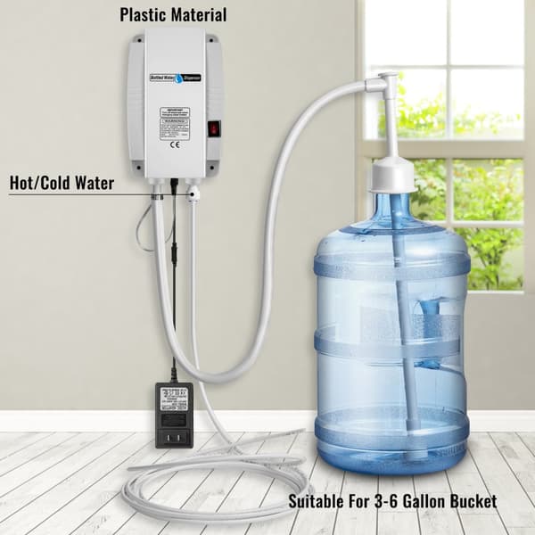 Vattenpump för flaskor, hög flödeshastighet, automatisk avstängningsfunktion, livsmedelsklassat material