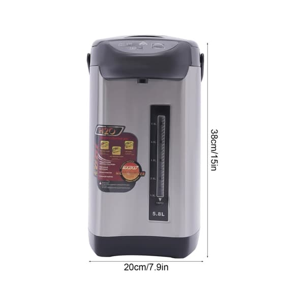 Elektrisk Vattendispenser, 4L Kapacitet, 750W Effekt,Svart, 4L