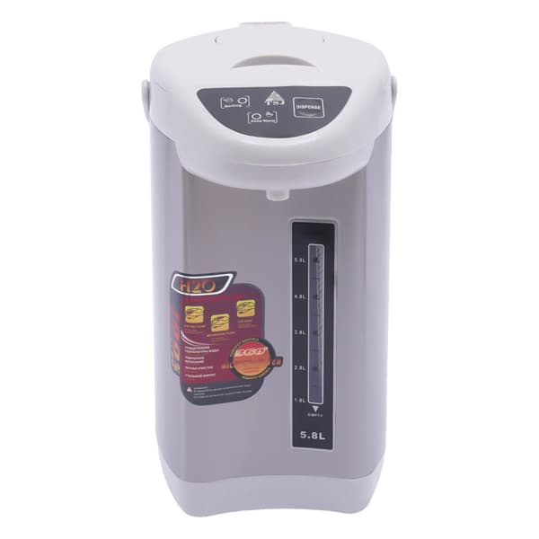 Vattenkokare med varmvattenutlopp, 750W effekt, 4L kapacitet,4L, Ljusgrå
