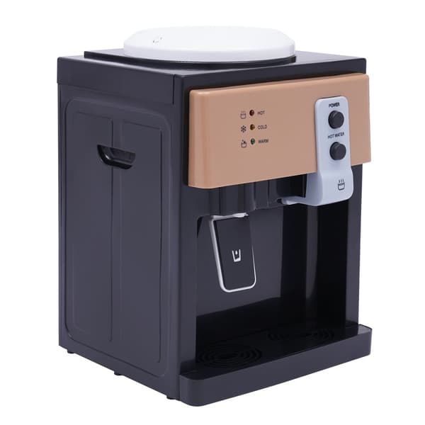 5 Gallon Toppmatad Vattendispenser, Hög Effektivitet för Uppvärmning, Flera Temperaturinställningar,1L