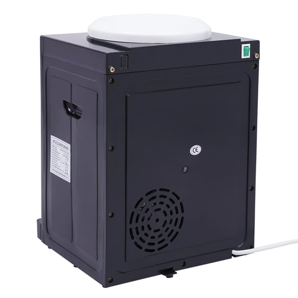 5 Gallon Toppmatad Vattendispenser, Hög Effektivitet för Uppvärmning, Flera Temperaturinställningar,1L