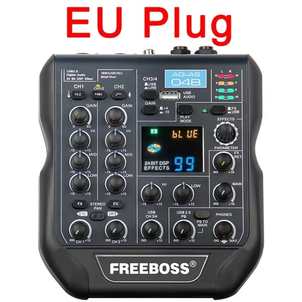 Ljudkortsmixer, 24 bitar 192 kHz, Bluetooth