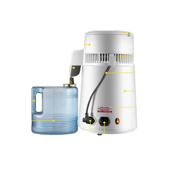 750W Teho, 4L Kapasiteetti, 1.3 L/H Tislauksen Nopeus,EU Varasto 2