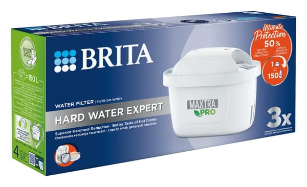Brita Maxtra Pro Hard Water Expert filter 3 stk