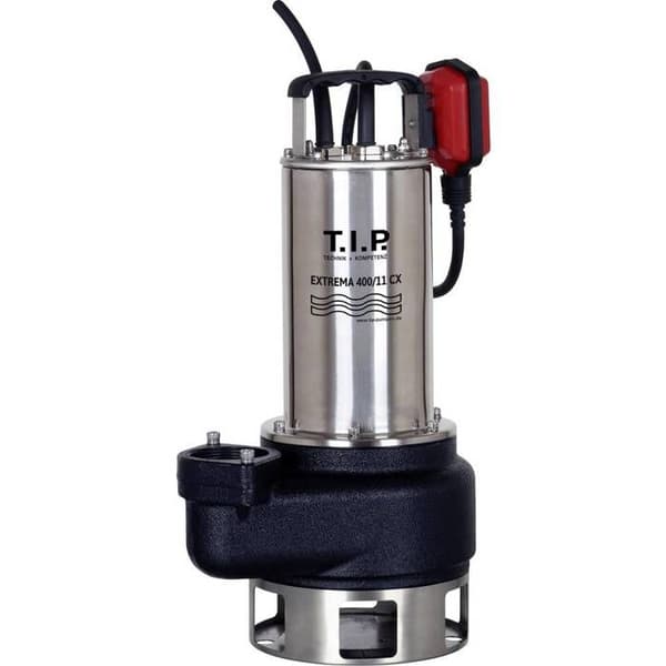 DRICKS. Professionell dränkbar avloppspump Extrema 400/11 Pro med 2 anslutningar - 30168 Svart, Rostfritt stål