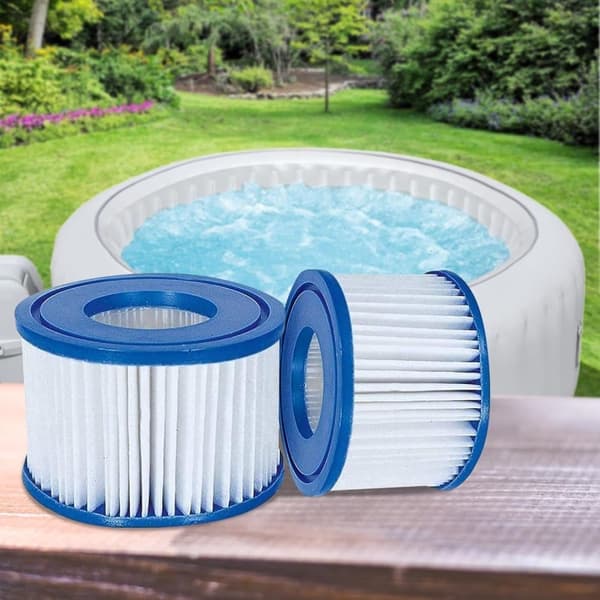 Hot Tub Filter Cartridge VI - kaikille Lay-Z Spa -malleille Hawaii Miami Paris Vegas Monaco|6 x Twin Pack (12 suodatinta)|Käytä altaan puhdistukseen