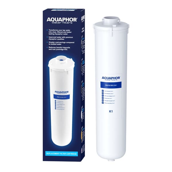 Vaihdetta­va suodatinpatruuna K1 Aquaphor (esisuodatus ja sorptiosuodatus)