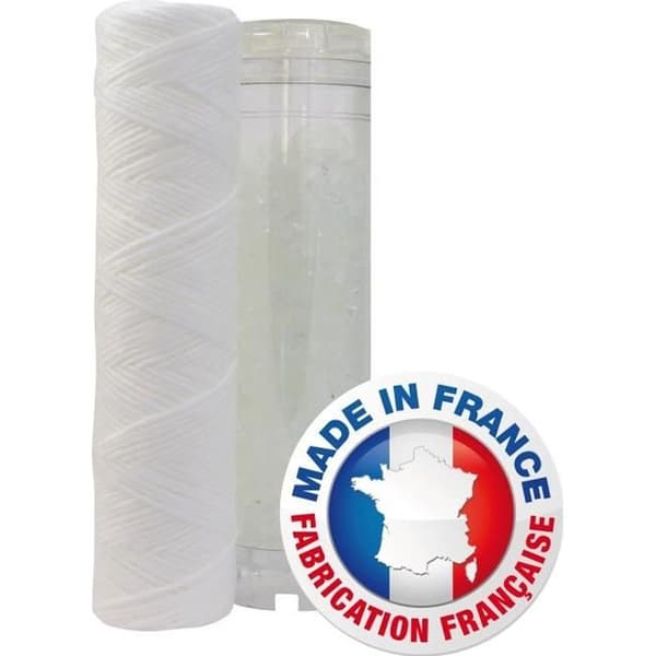 AQUAWATER anti-kalksats - Standard 12 månader - Polyfosfat 700g - 20µ filterpatron